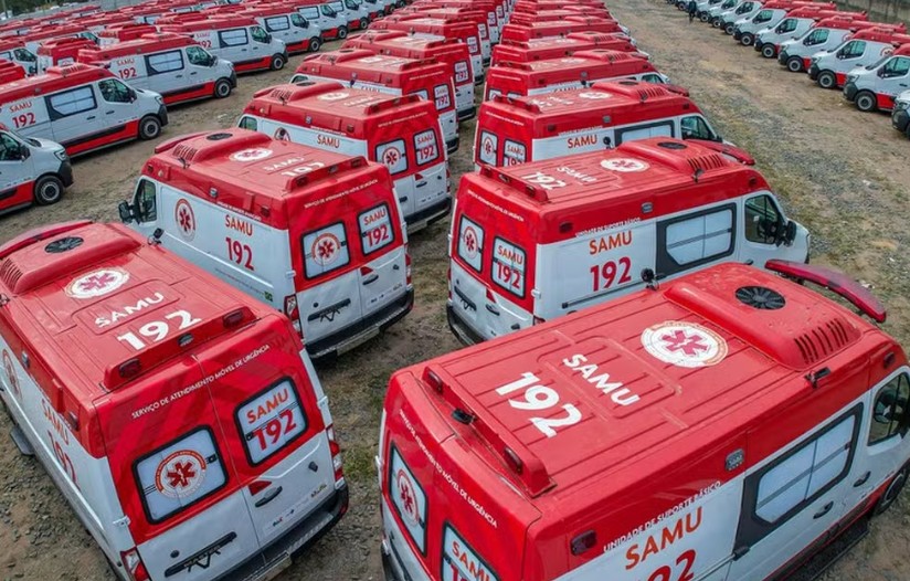 Paraíba receberá 29 novas ambulâncias do Samu; veja cidades beneficiadas