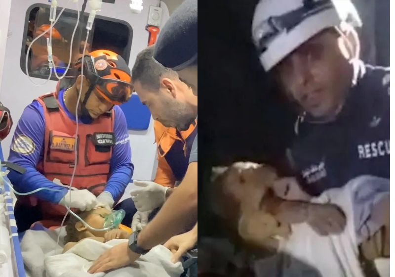 Menino de 3 anos é resgatado após 6 dias sob os escombros na Venezuela: “milagre”