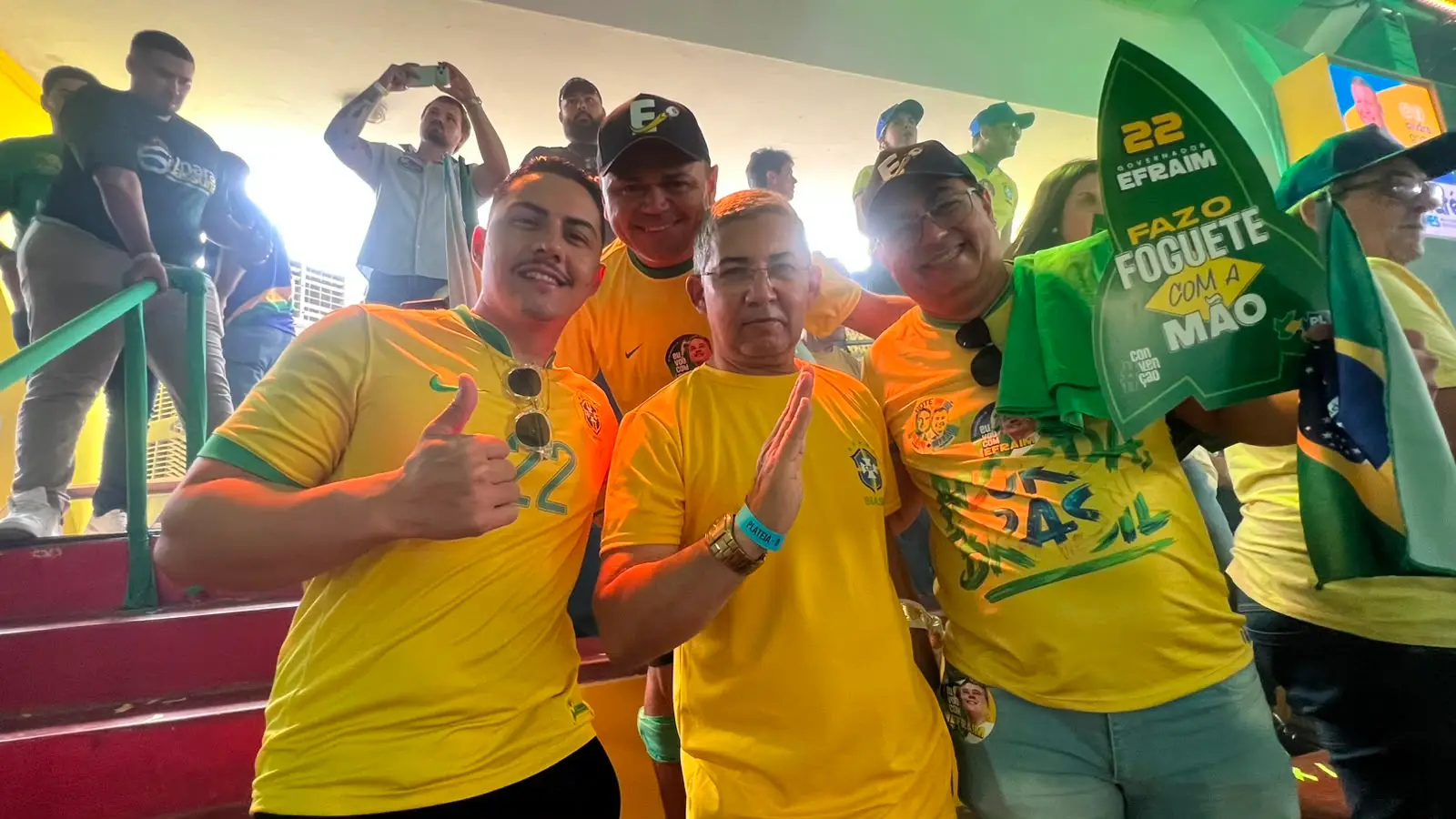 Vereador Arymatéia Silva reforça apoio a Efraim Filho durante Convenção Estadual do PL, em João Pessoa