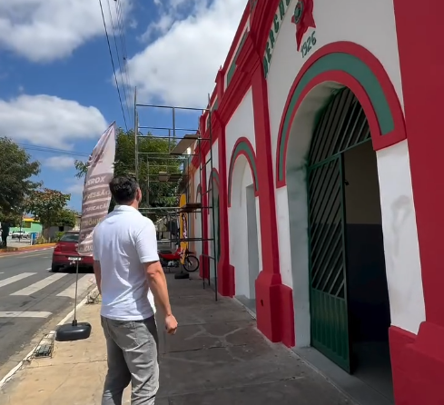 Prefeito Felício Queiroz acompanha revitalização do Mercado Público de São José dos Cordeiros no ano do centenário