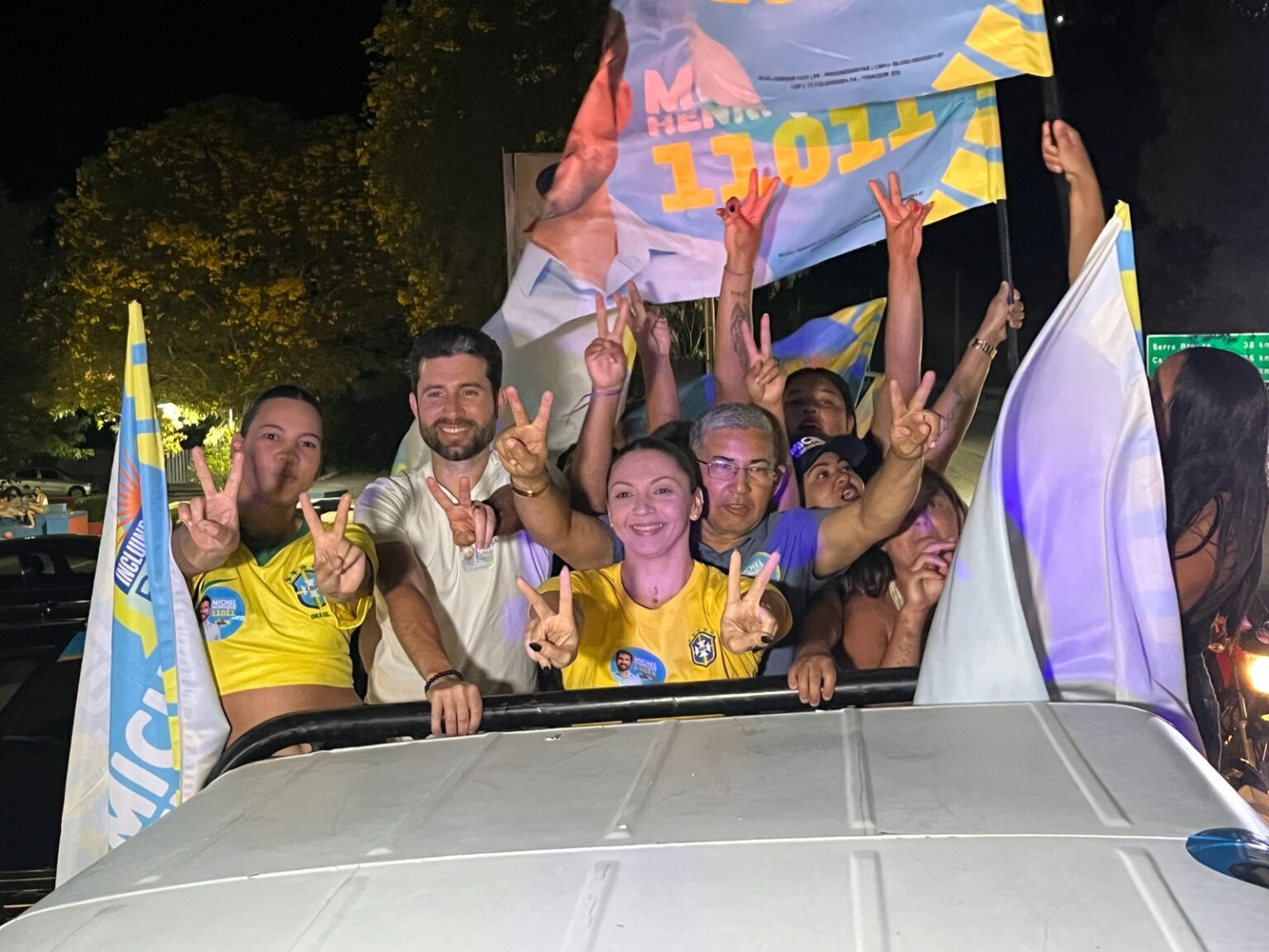 Arymatéia Silva mobiliza grande carreata para Michel Henrique e demonstra força política em Sumé