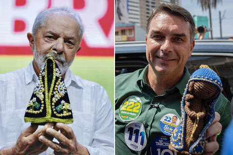 Datafolha: Lula tem 45% dos votos válidos e Flávio Bolsonaro 40% na reta final do 1º turno