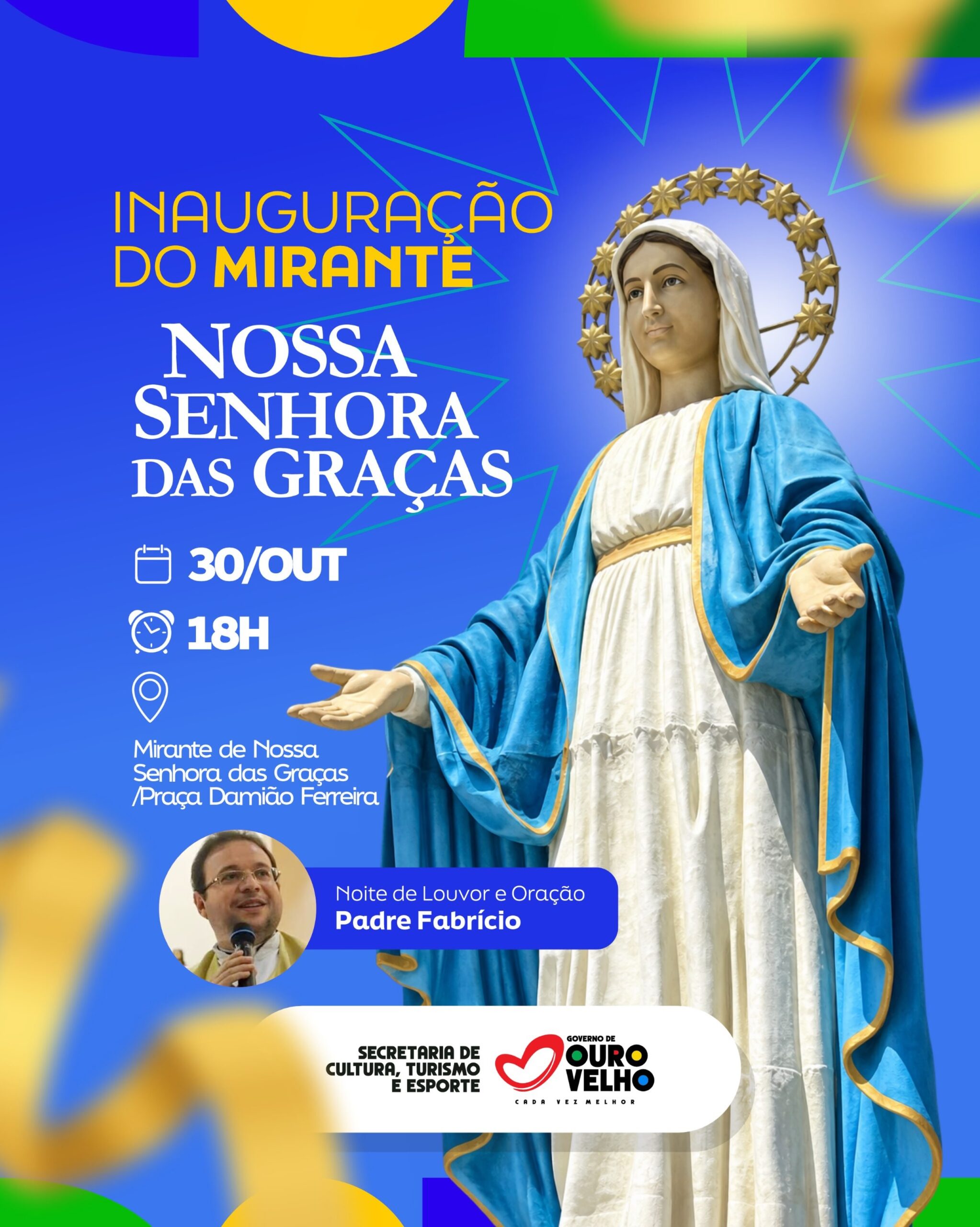 Ouro Velho define nova data para inauguração do Mirante Nossa Senhora das Graças