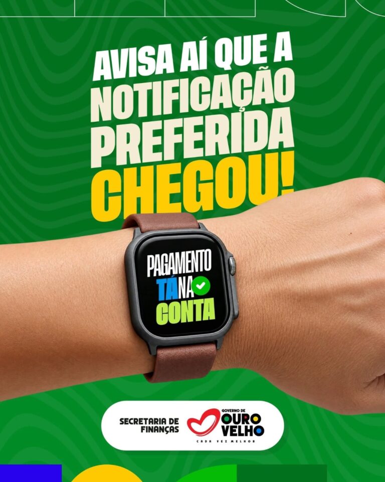 Prefeitura de Ouro Velho antecipa salários dos servidores municipais